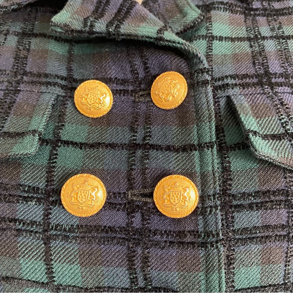 Carlisle navy check double breasted Jacket - Picture 9 of 12